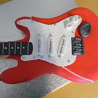 Fender guitar cake