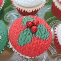 Knitted Effect Cupcakes