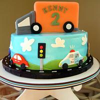 Vehicle cake for Kenny