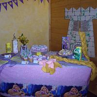 Tungled cake and themed party