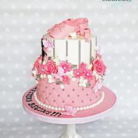 Ballerina Baby Shower Cake