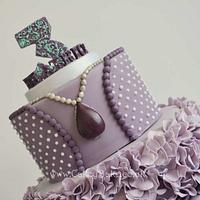 Sofia the First inspired Birthday Cake
