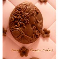 Pink and Brown Cameo
