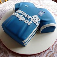 Ipswich Town Football Club shirt cake