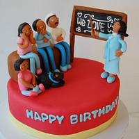 A Cake for Teacher & Mom