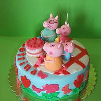 peppa pig cake