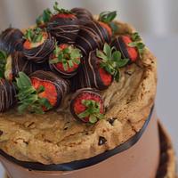 Chocolate chip cookie groom's cake 