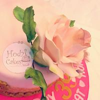Floral Anniversary Cake🌷