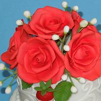 wedding cake strawberry 