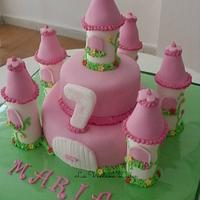 Princess Castle Cake