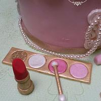 Make up girly cake