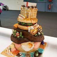 Cloudy with a Chance of Meatballs Cake