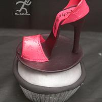 Miniature Louis Vuitton Stiletto Cupcake