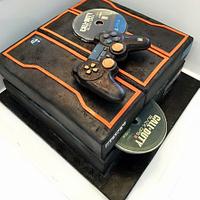 PS4 themed cake 