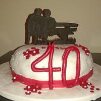 anniversary cake