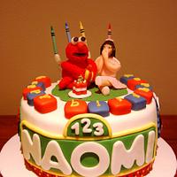 ELMO BIRTHDAY CAKE