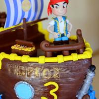 Pirate ship cake Jake