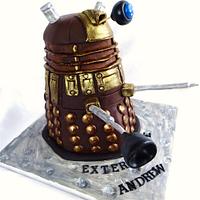 Dalek cake from " Doctor Who"