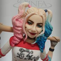 Harley Quinn cake topper