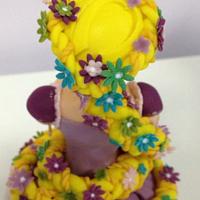 Rapunzel's Cup Cake by Susana Silva [Cendi's Cake - Pastry & Cake Design]