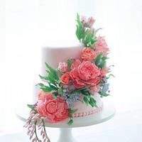 Sugar Flower Cake