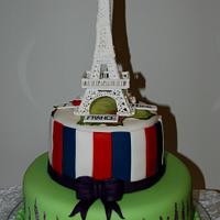 cakes Eiffel tower - cake by Marie - CakesDecor