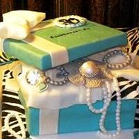 Tiffany Blue and Zebra theme birthday