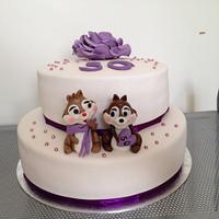 Chip and Dale birthday cake