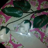 My first gum paste bouquet