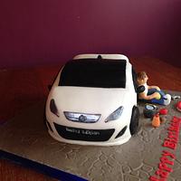 Vauxhall Corsa Birthday Cake