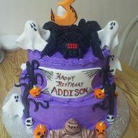 Halloween B-day cake
