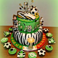 juventus soccer cake