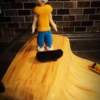Skateboarding Cake
