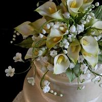Calla Lillies, Jasmines and Lilly of the Valley