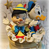Pinocchio and Donald Duck