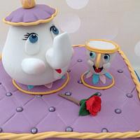 Mrs Potts and Chip (Beauty and the Beast) Birthday cake