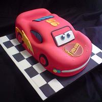 Lightning McQueen cake