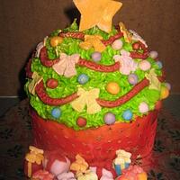 Christmas Tree - Giant Cupcake