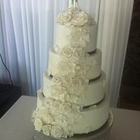 White Wedding Cake 