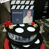 Reel film cake