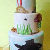 Swimmy Birthday Cake