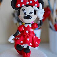 minnie mouse cake topper figurine