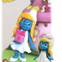 Smurfs Magic world cake