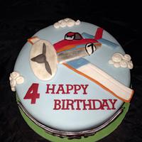 Dusty Airplane Cake