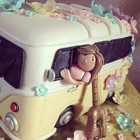 VW Campervan Birthday Cake