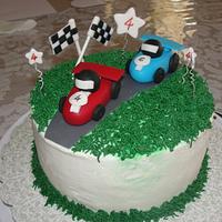 Race car cake