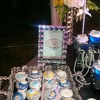  SWEET TABLE BLUE SILVER