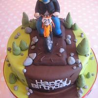 'Dirt Bike' 21st Birthday Cake