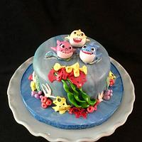 Shark Birthday Cake