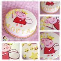 Peppa Pig cake & cookies